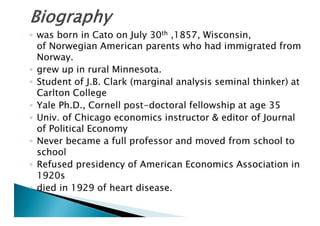 Institutional Economics