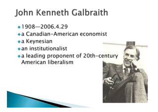 Institutional Economics