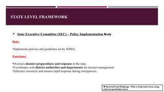 INSTITUTIONAL FRAMEWORK FOR DISASTER MANAGEMENT & DM ACT.pptx