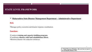 INSTITUTIONAL FRAMEWORK FOR DISASTER MANAGEMENT & DM ACT.pptx