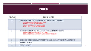 INSTITUTIONAL FRAMEWORK FOR DISASTER MANAGEMENT & DM ACT.pptx