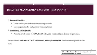 INSTITUTIONAL FRAMEWORK FOR DISASTER MANAGEMENT & DM ACT.pptx