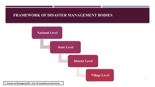 INSTITUTIONAL FRAMEWORK FOR DISASTER MANAGEMENT & DM ACT.pptx