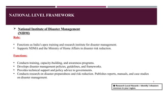 INSTITUTIONAL FRAMEWORK FOR DISASTER MANAGEMENT & DM ACT.pptx
