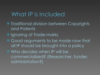Institutional IP Policy | PPS