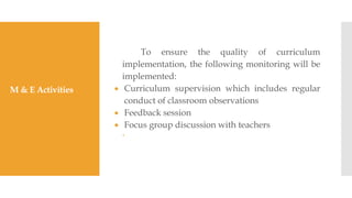 Responsibilities:
The school head is mainly responsible in
implementing the process school wide. In large
schools, the tas...