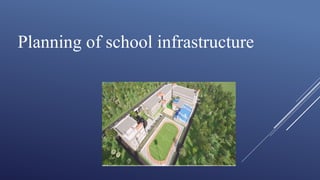 Planning of school infrastructure
 