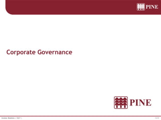 13/37Investor Relations | 1Q17 |
Corporate Governance
 