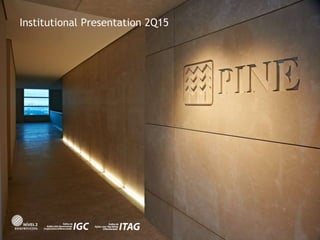 Institutional PresentationInstitutional Presentation 2Q15
 
