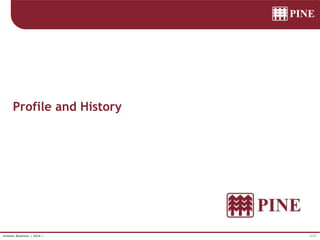 3/37Investor Relations | 3Q16 |
Profile and History
 