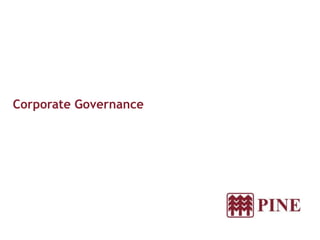 Corporate Governance
 