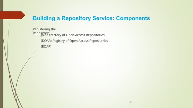 Institutional repositories...for library science.pptx