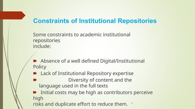 Institutional repositories...for library science.pptx