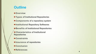 Institutional repositories...for library science.pptx