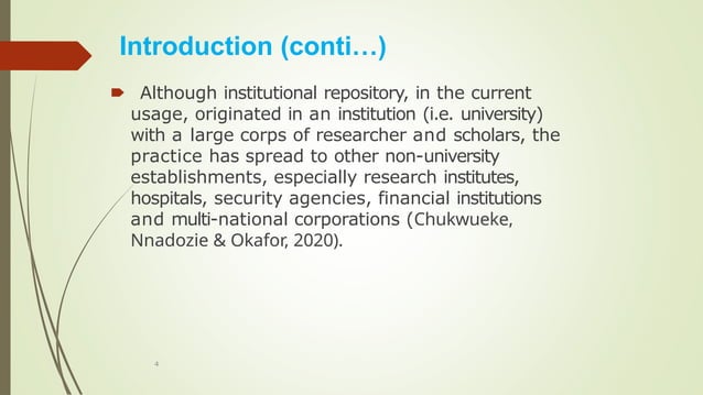 Institutional repositories...for library science.pptx