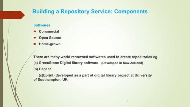 Institutional repositories...for library science.pptx