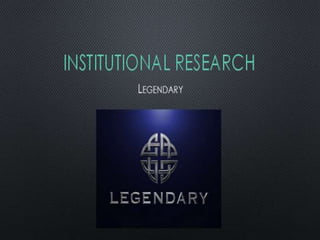 Institutional research 2