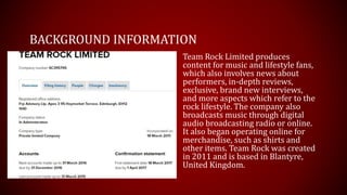 Institutions 1: Team Rock | PPTX | Rock Music | Music