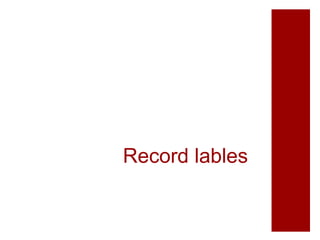 Record lables
 