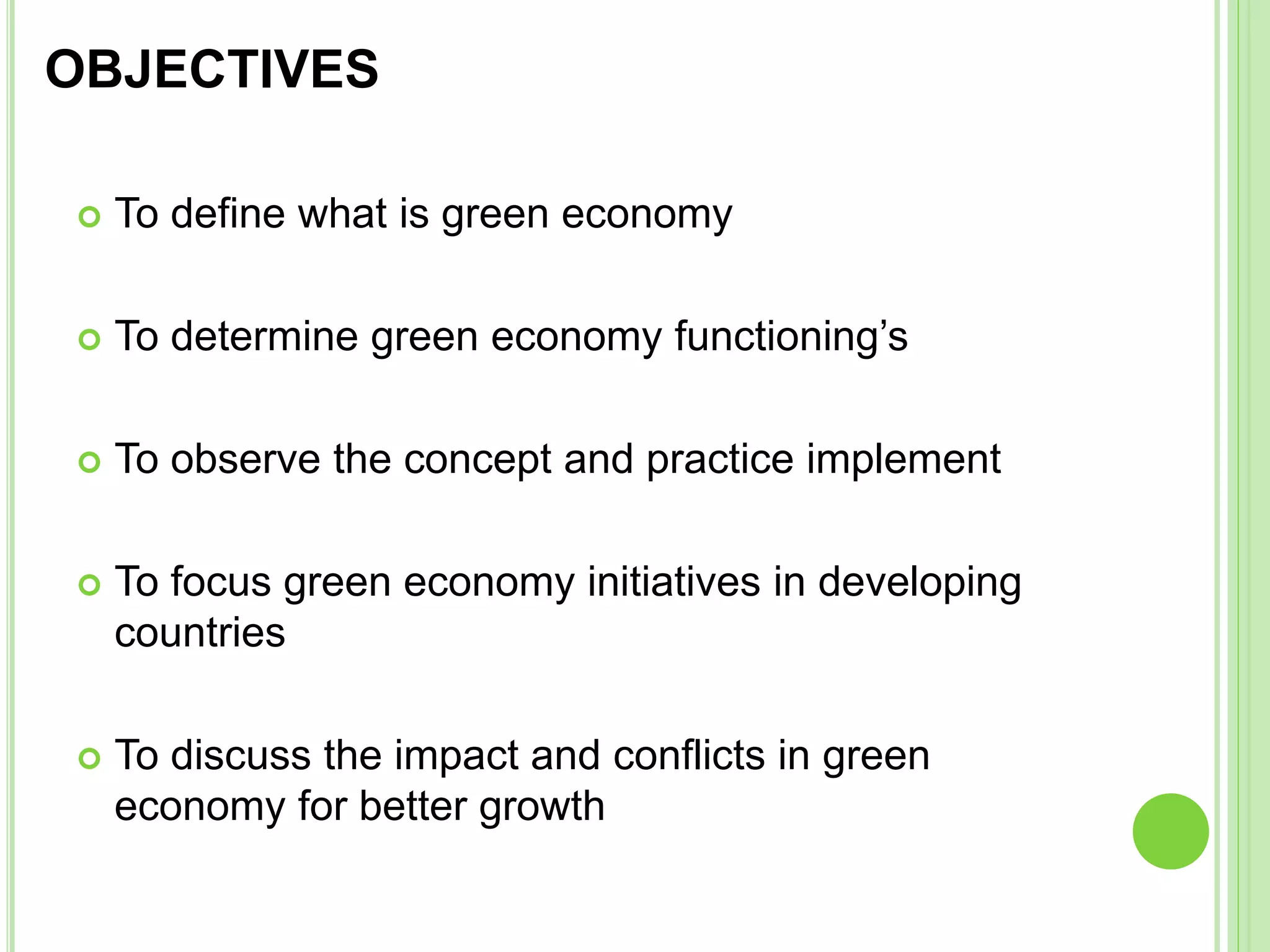 Institutions and green economy | PPTX