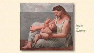Madre e hijo.
Pablo Picasso.
1921.
Óleo sobre lienzo.
142,9 × 172,7 cm.
 