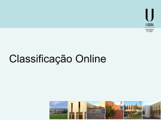 Classificação Online

 