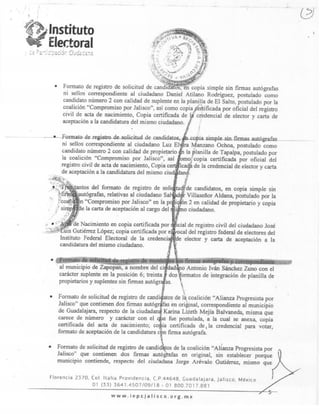 IEPC. Acta Circunstanciada Registro de Candidatos 15/abril/2012