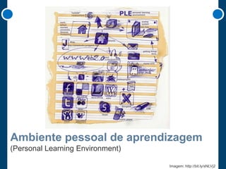 Ambiente pessoal de aprendizagem
(Personal Learning Environment)
Imagem: http://bit.ly/sNLVj2

 