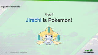 39 ©	Hortonworks	Inc.	2017.	All	Rights	Reserved
Jirachi
BigData ou Pokemon?
 