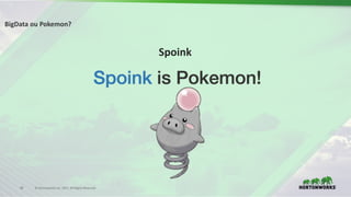 42 ©	Hortonworks	Inc.	2017.	All	Rights	Reserved
Spoink
BigData ou Pokemon?
 