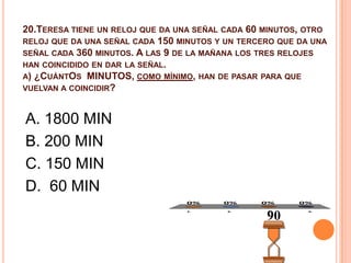 19. Carmen va al supermercado con $ 150 000. Hace una compra por $ 118 000. Si en la caja hay billetes de $ 1000, $ 2000, $ 5000, $ 10 000 y monedas de $ 100, $ 200 y $ 500, ¿cuántos billetes y monedas de cada denominación puede recibir de cambio?ABCD60