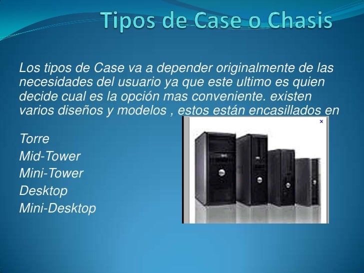 TIPOS DE CASE