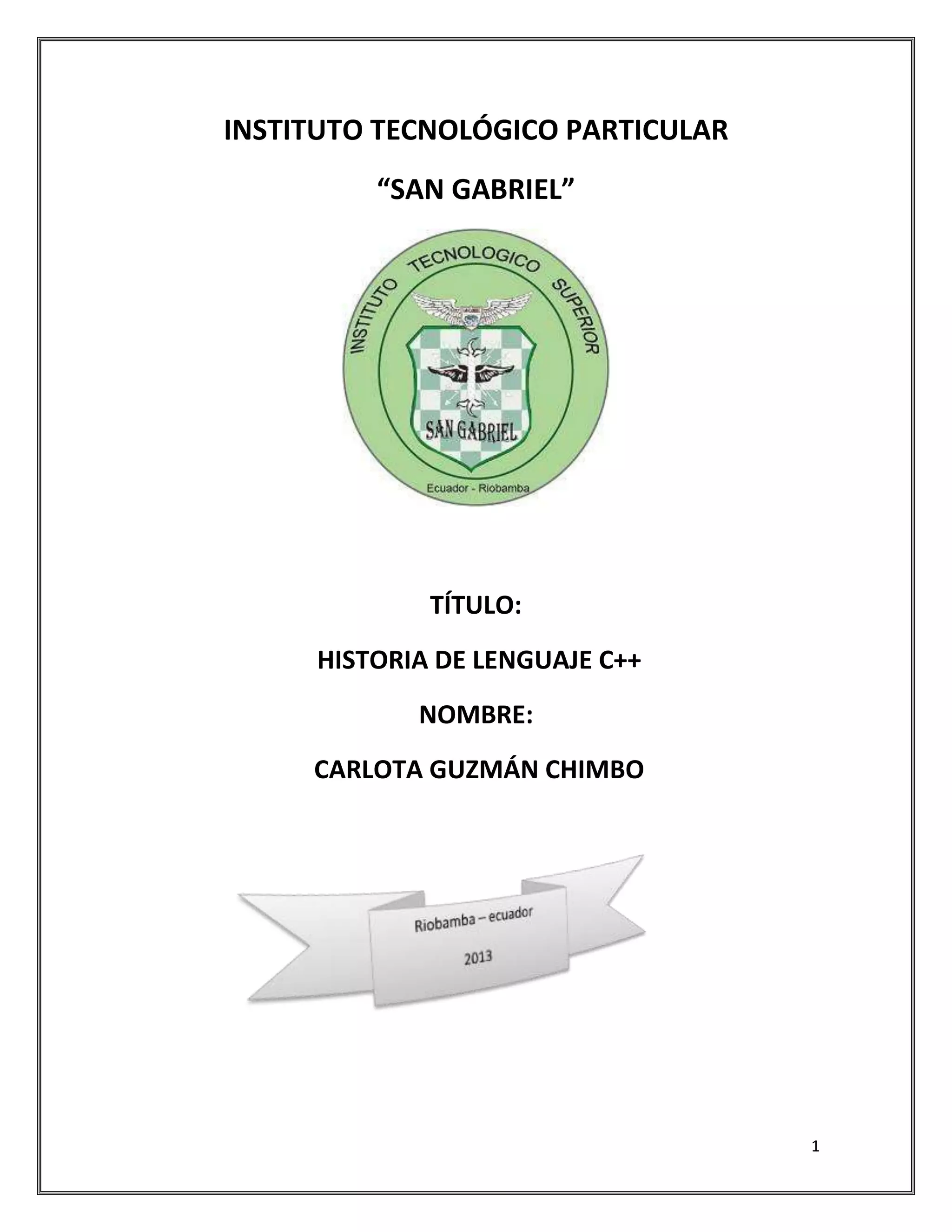 historia del lenguaje c++ | DOCX | Programming Languages | Computing