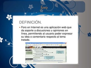 foro
 