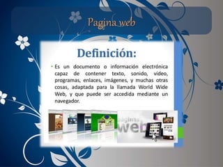 Pagina web
 