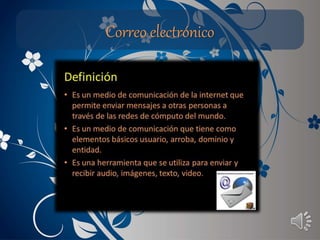 Correo electrónico
 