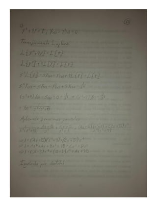 TEORIA DE CONTROL - transformado a laplace