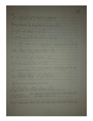 TEORIA DE CONTROL - transformado a laplace