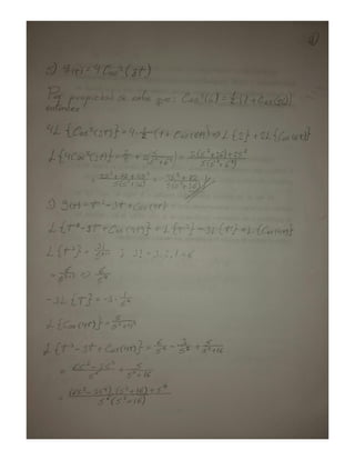 TEORIA DE CONTROL - transformado a laplace