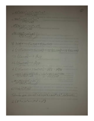 TEORIA DE CONTROL - transformado a laplace