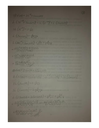 TEORIA DE CONTROL - transformado a laplace