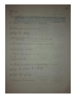 TEORIA DE CONTROL - transformado a laplace