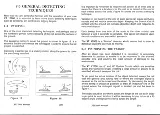 Instruction Manual Minelab XT 17000 Metal Detector English Language