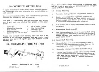 Instruction Manual Minelab XT 17000 Metal Detector English Language