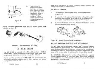 Instruction Manual Minelab XT 17000 Metal Detector English Language