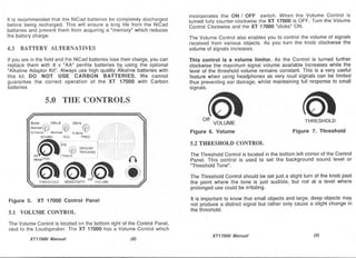Instruction Manual Minelab XT 17000 Metal Detector English Language