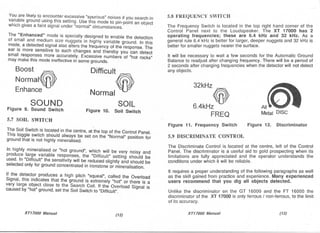 Instruction Manual Minelab XT 17000 Metal Detector English Language