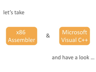 Reverse Engineering: C++ "for" operator