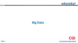 Big Data
Slide 6 www.edureka.in/data-science
 