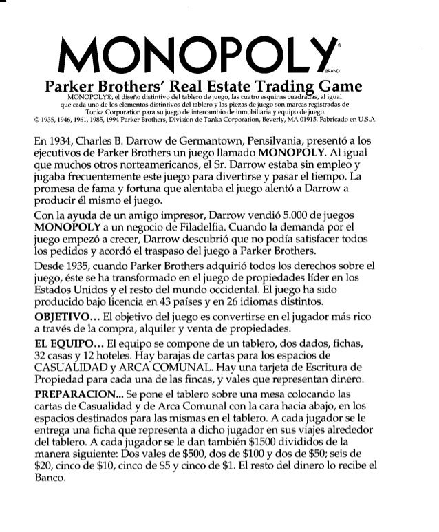 instrucciones de uno juego